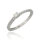 Fehér arany gyűrű 52-es méret - B52239